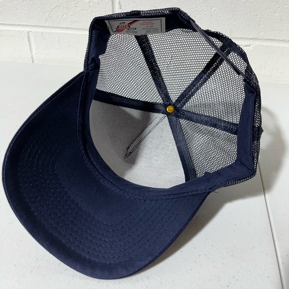 Set Of 2 Chocolate Trucking Co Baseball Caps Hats Adj Snapback Black & Blue - Picture 6 of 16